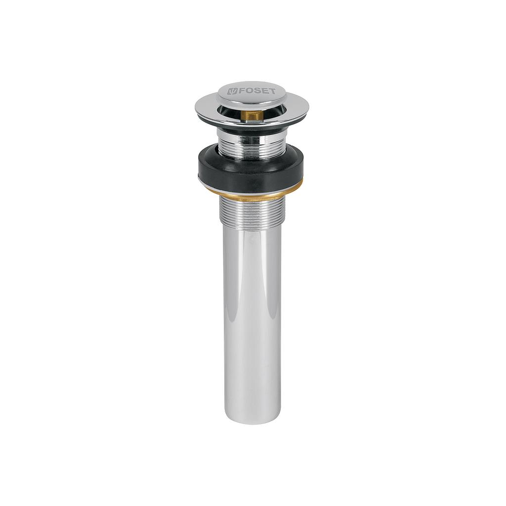 CONTRA PARA LAVABO SIN REBOSADERO SISTEMA PUSH CROMO FOSET