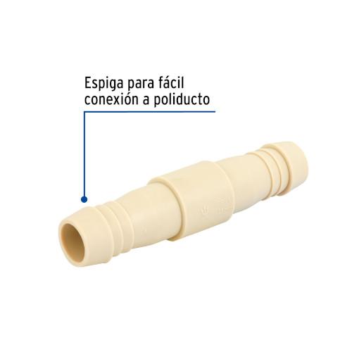 COPLE INSERCION DE 1 Plg. DE POLIPROPILENO FOSET