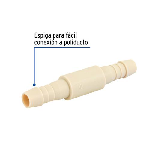 COPLE INSERCION 1/2 POLIPROPILENO FOSET