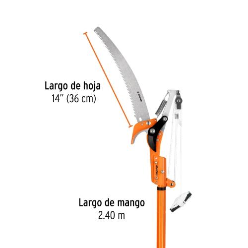 CORTADOR DE RAMAS MANGO DE ALUMINIO TRUP