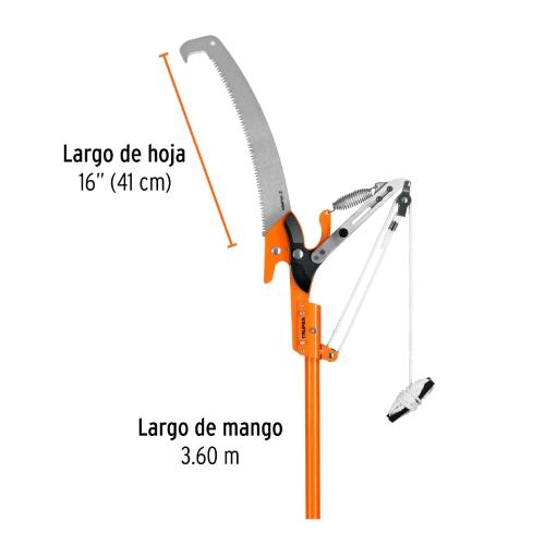 CORTADOR DE RAMAS MANGO FIBRA VIDRIO TRU