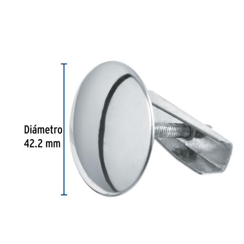 CUBRETALADRO DE ACERO INOXIDABLE 1-3/4 Plg. CROMO FOSET