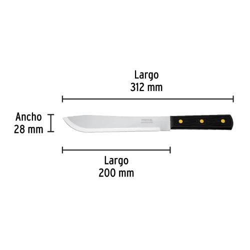 CUCHILLO CEBOLLERO 8 MANGO POLIPROPILEN