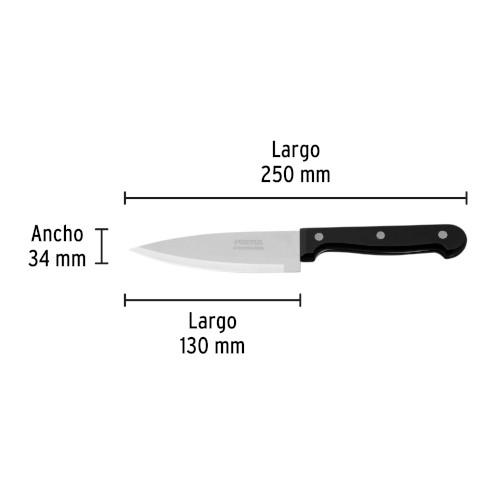 CUCHILLO DE CHEF 5 MANGO POLIPROPILENO