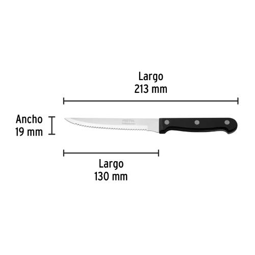 CUCHILLO DE SIERRA 5 MANGO POLIPROPILEN