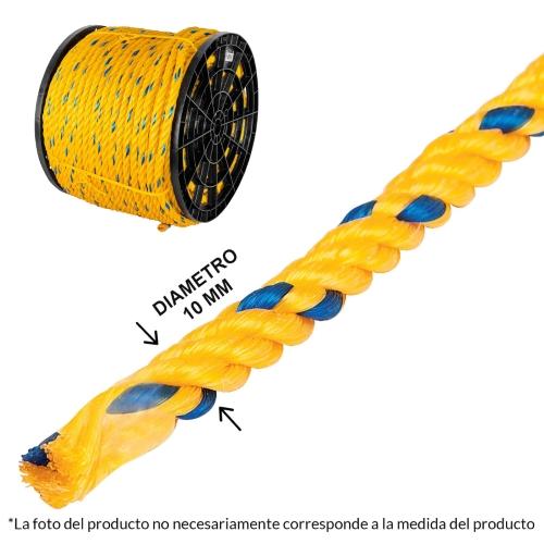 CUERDA POLIPROPILENO 10MM 3/8 (20KG) FIERO