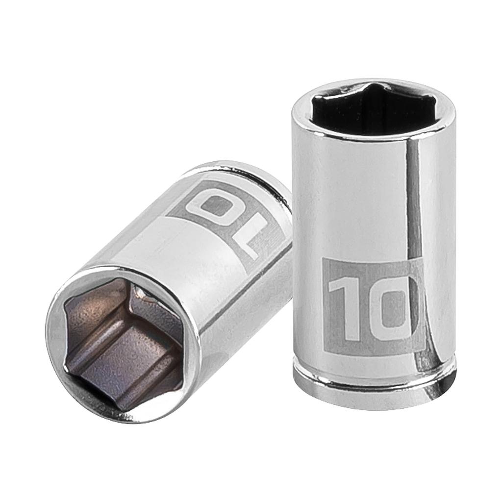 DADO 6 PUNTAS 10MM CUADRO 1/4 TRUPER