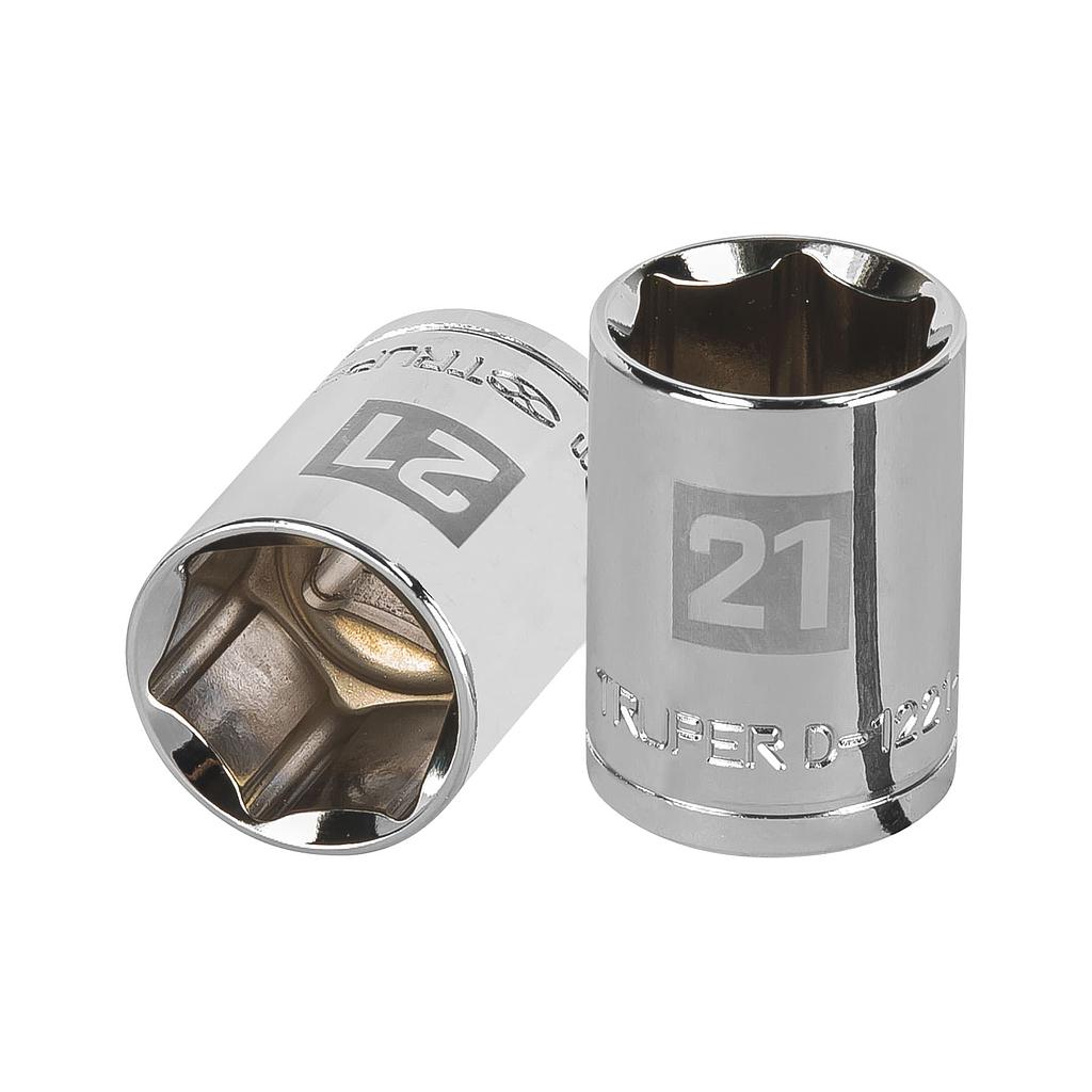 DADO LARGO 6 PUNTAS 21MM CUADRO 1/2 TRUPER