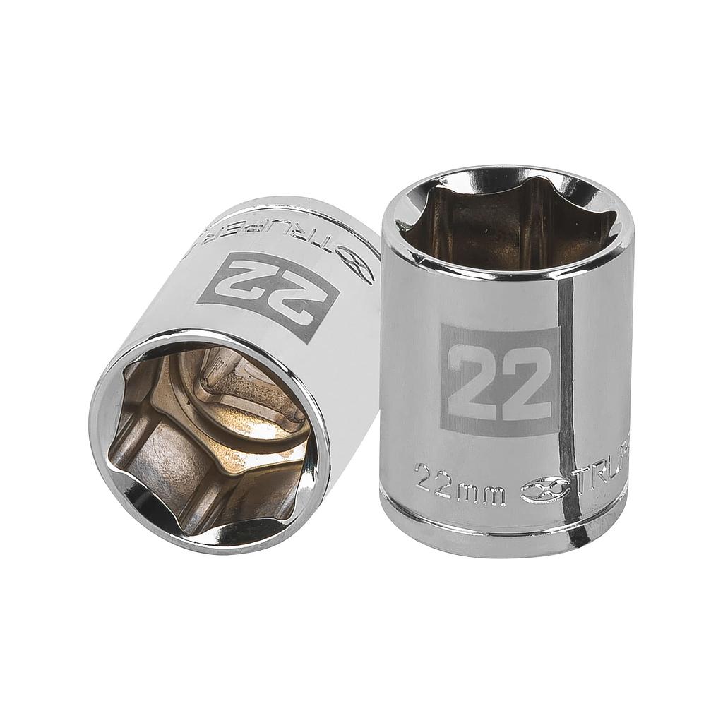DADO LARGO 6 PUNTAS 22MM CUADRO 1/2 TRUPER
