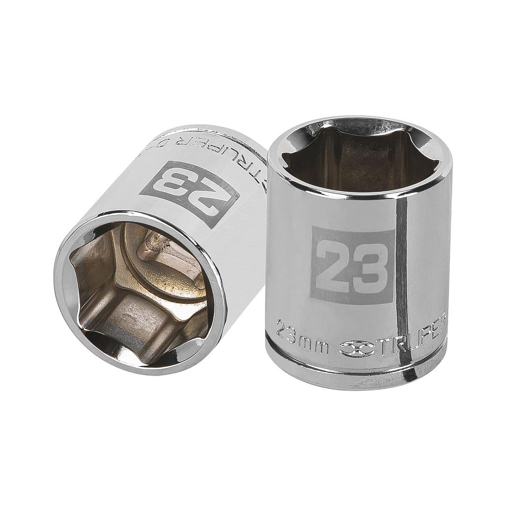 DADO LARGO 6 PUNTAS 23MM CUADRO 1/2 TRUPER