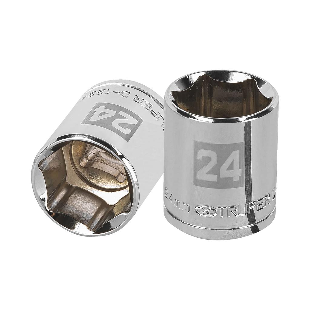DADO LARGO 6 PUNTAS 24MM CUADRO 1/2 TRUPER