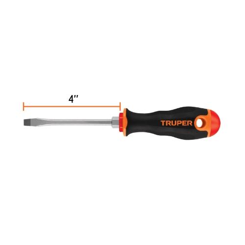 DESARMADOR PLANO 1/4X4 TRUPER