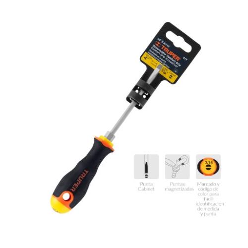 DESARMADOR PLANO 3/16X4 TRUPER