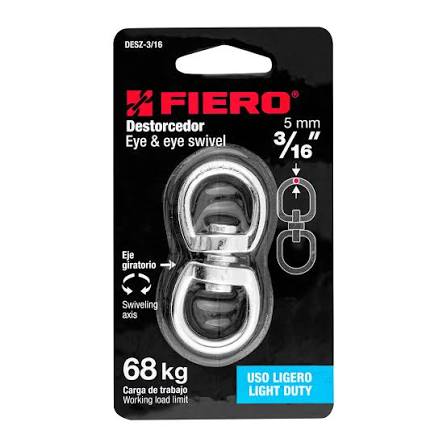 DESTORCEDOR METALICO DE 3/16" FIERO