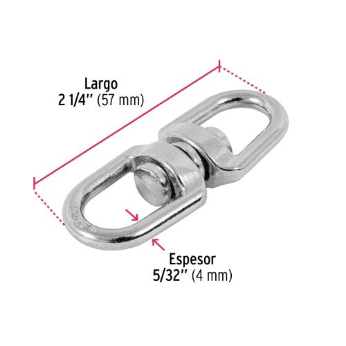 DESTORCEDOR METALICO DE 5/32 Plg. FIERO