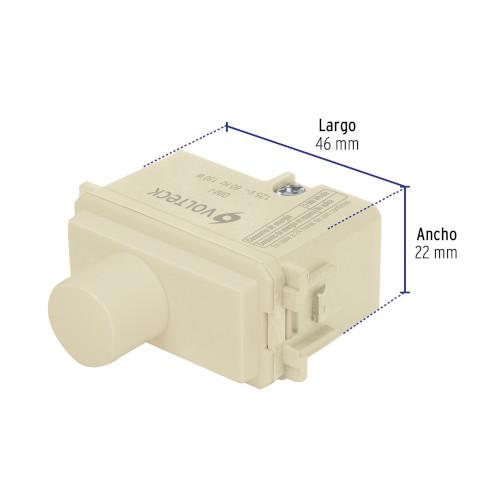 DIMMER GIRATORIO MARFIL LINEA ITALIANA