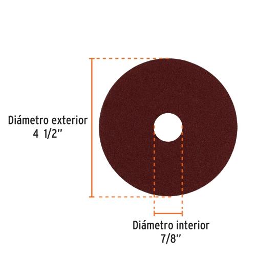 DISCO DE LIJA 41/2 GRANO 120 TRUPER