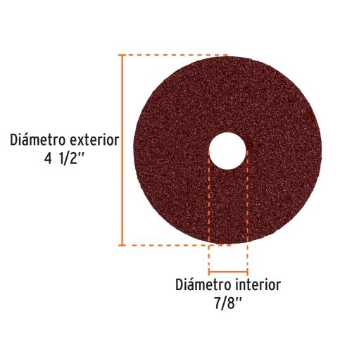 DISCO DE LIJA 41/2 GRANO 24 TRUPER
