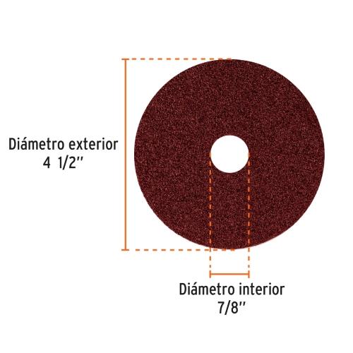 DISCO DE LIJA 41/2 GRANO 36 TRUPER