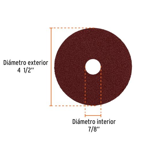 DISCO DE LIJA 41/2 GRANO 50 TRUPER