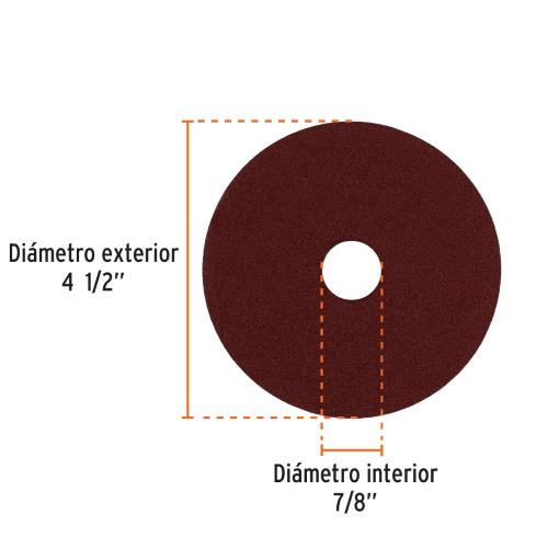 DISCO DE LIJA 41/2 GRANO 80 TRUPER