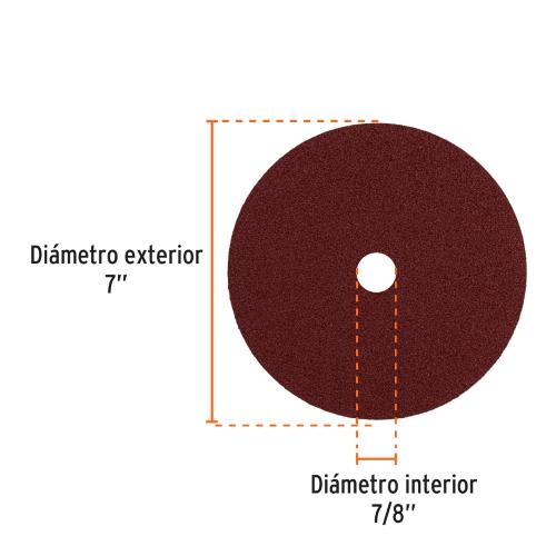 DISCO DE LIJA 7 GRANO 50 TRUPER