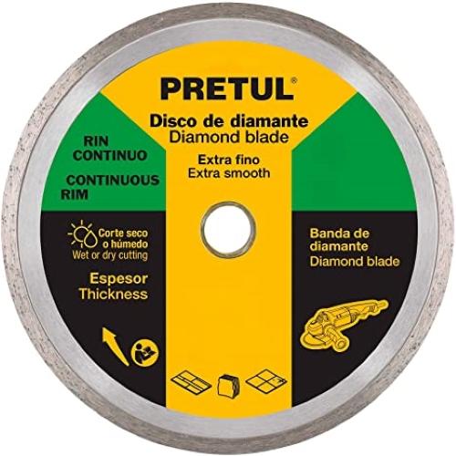 DISCO DE DIAMANTE DE 4-1/2" X 1.8 mm  RIN CONTINUO  PRETUL