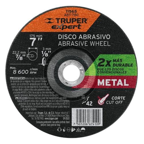 DISCO P/CORTE METAL 7 TRUPER ABT-780