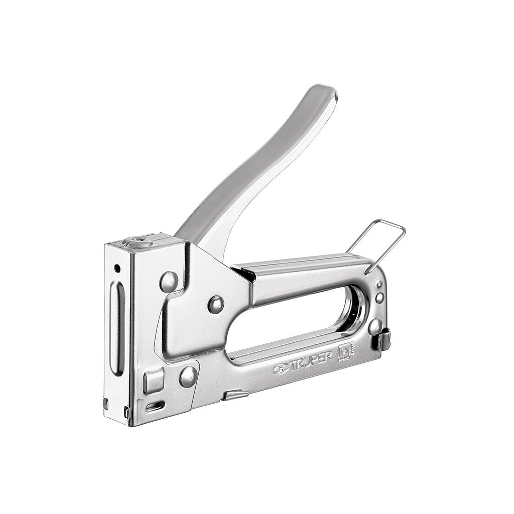 ENGRAPADORA TIPO PISTOLA PARA 1/4" Y 5/16" CON 200 GRAPAS