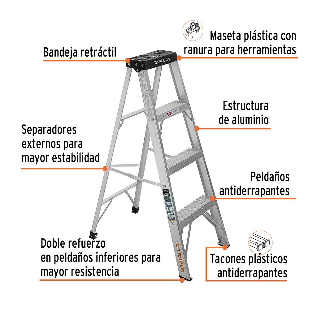 ESCALERA TIJERA 3 ESCAL USO DOMES TRUPER