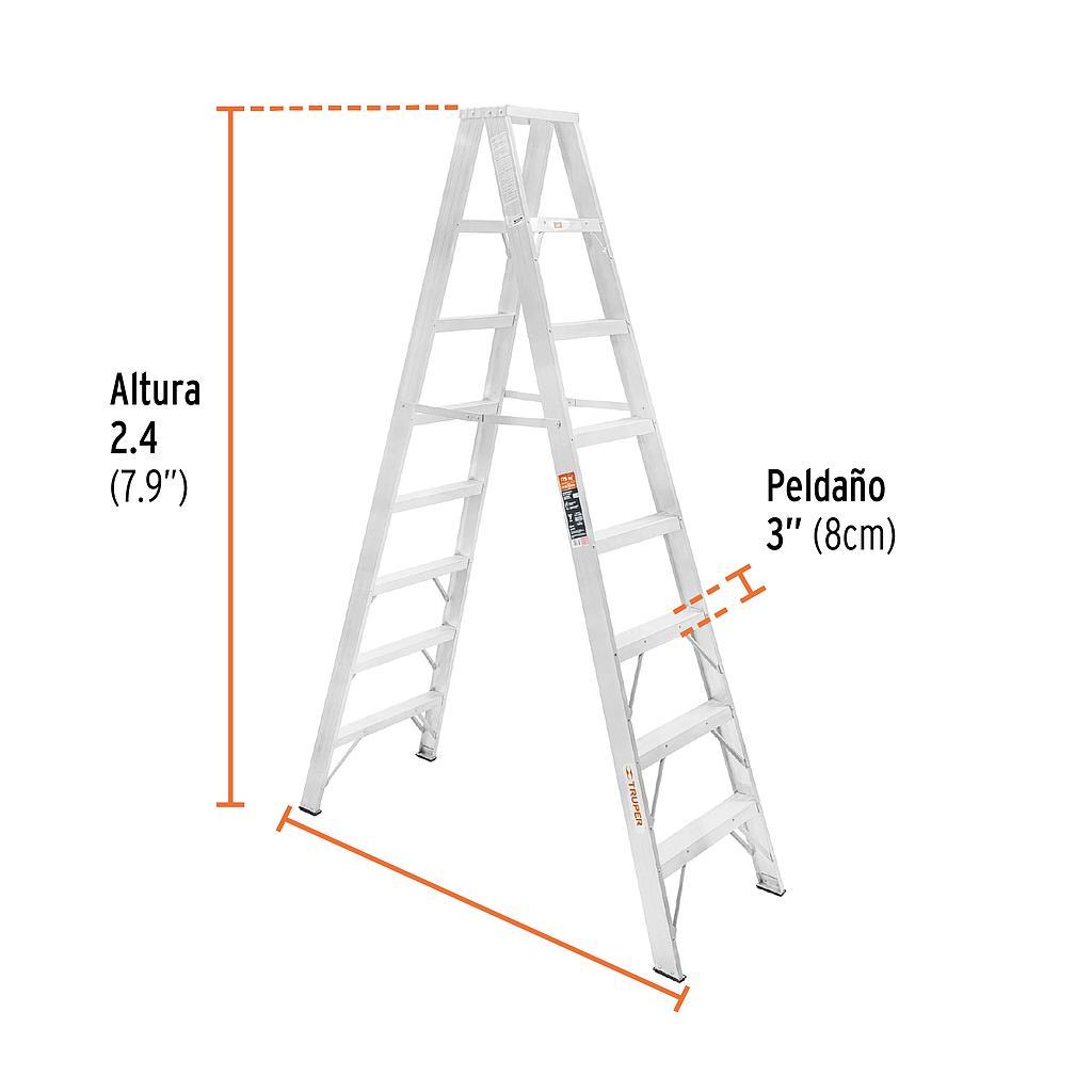 ESCALERA TIJERA DOBLE 7 PELDAÑOS TRUPER