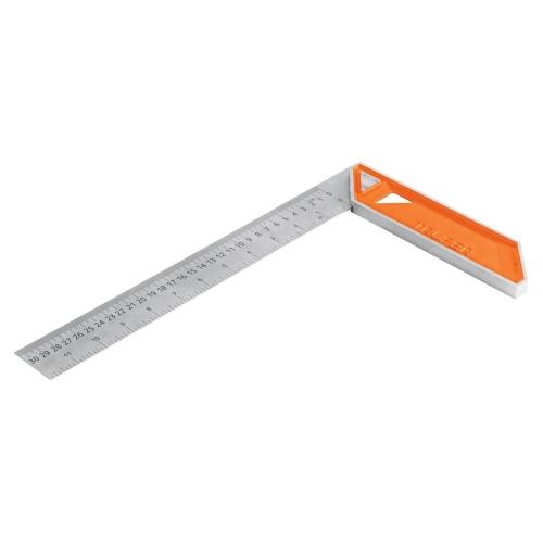 ESCUADRA 12" PARA CARPINTERO CON MANGO 100 % DE ALUMINIO