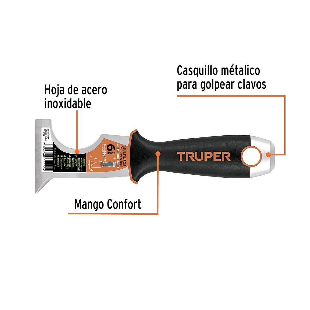 ESPATULA 5 USOS ACERO INOX TRUPER