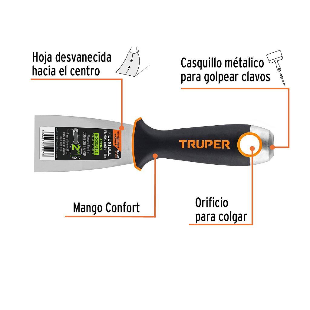 ESPATULA FLEXIBLE 2" ACERO INOXIDABLE COMFORT GRIP EXPERT