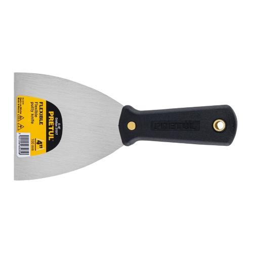 ESPÁTULA FLEXIBLE 4" CON MANGO DE PLÁSTICO  PRETUL