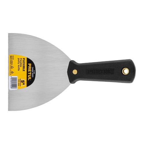 ESPATULA FLEXIBLE 5 MANGO PLAST.PRETUL