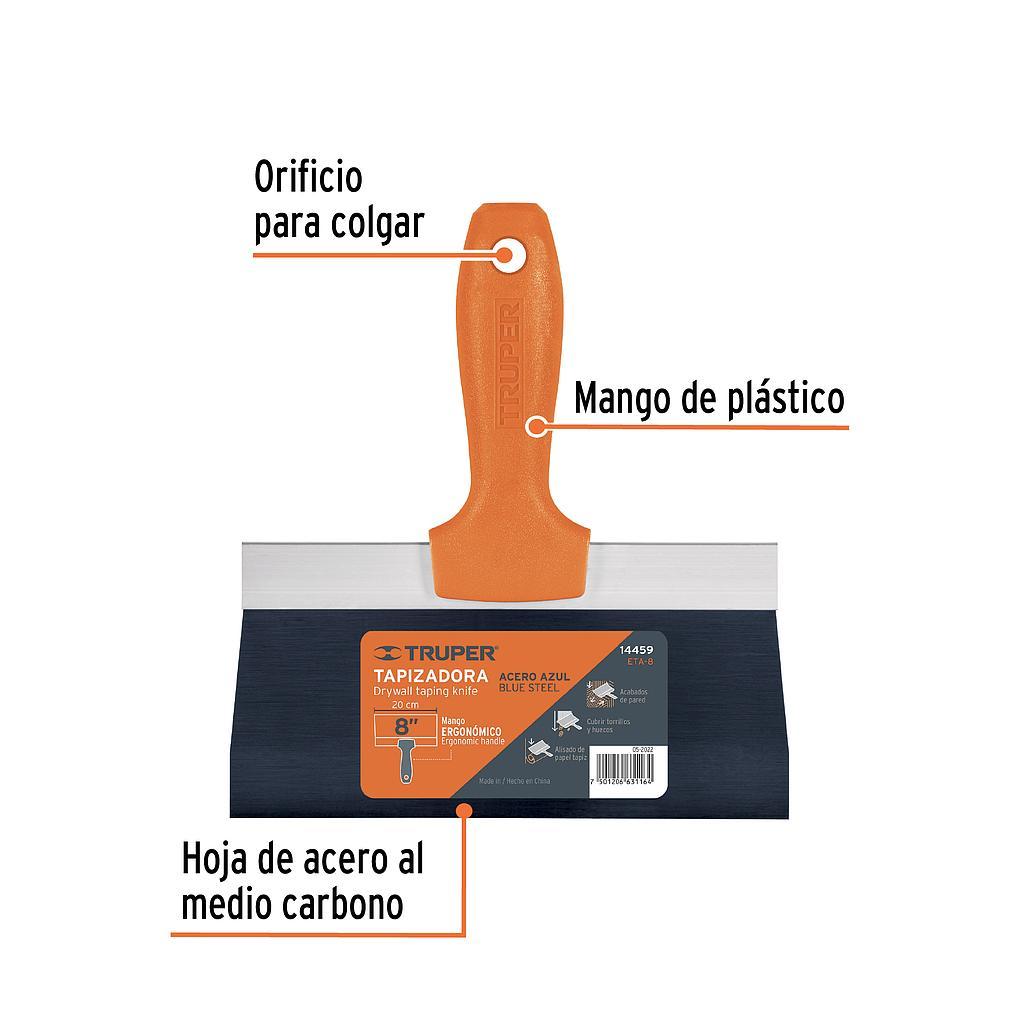 ESPATULA TAPIZADORA DE 8" ACERO AL MEDIO CARBONO TRUPER