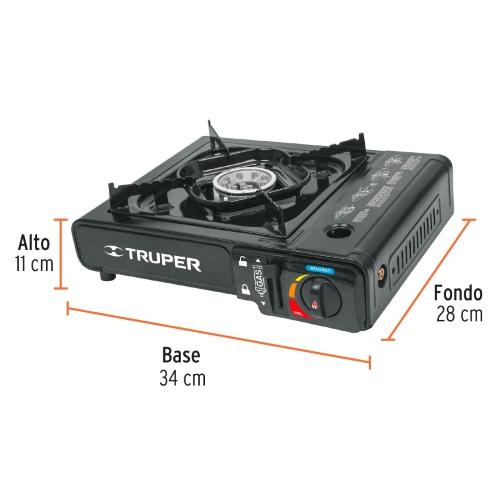 ESTUFILLA PORTATIL PARA GAS ENCENDIDO ELECTRONICO TRUPER