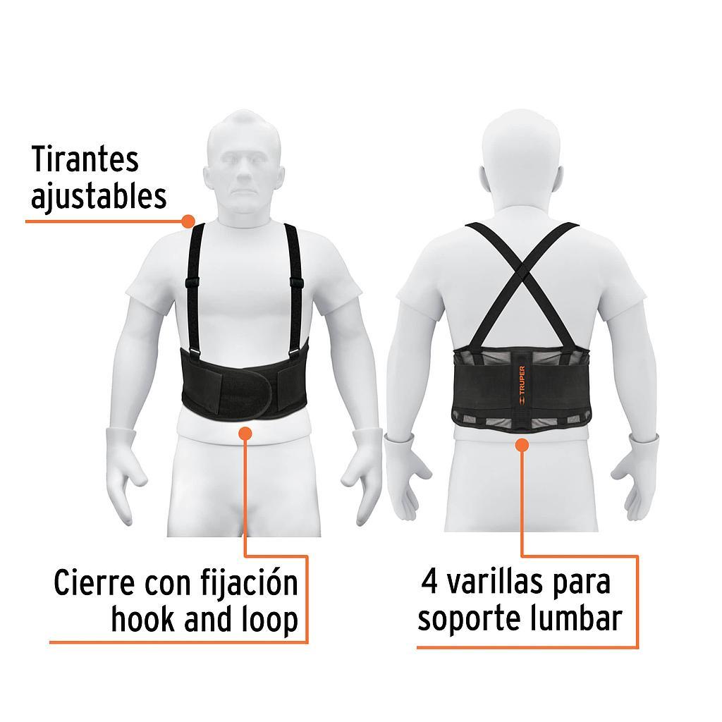 FAJA DE MALLA T/MED C/TIRANTES AJUSTABLE