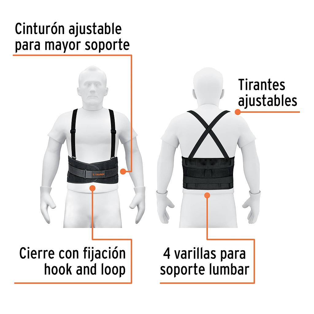 FAJA MED C/TIRANTES Y 3er CINTURON TRUPE