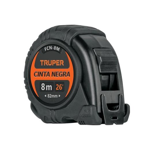 FLEXOMETRO CINTA NEGRA 8 MT TRUPER