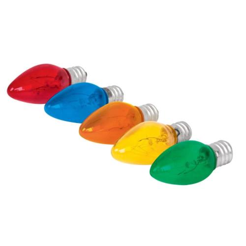 FOCO BASE E12 COLORES 50 PZA 7.5W VOLTECk