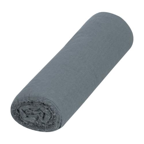 ROLLO DE 25 M DE FRANELA GRIS DE ALGODON KLINTEK