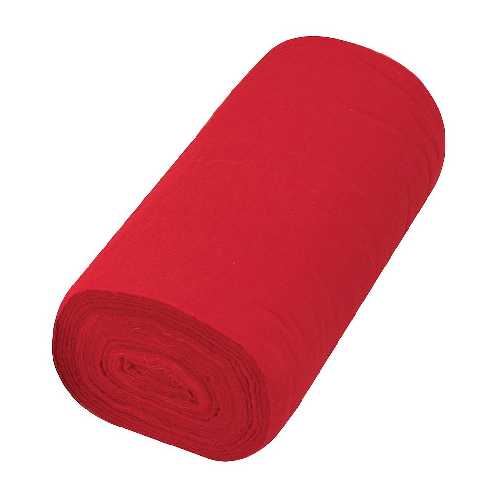 ROLLO DE 50 M DE FRANELA ROJA DE ALGODON KLINTEK