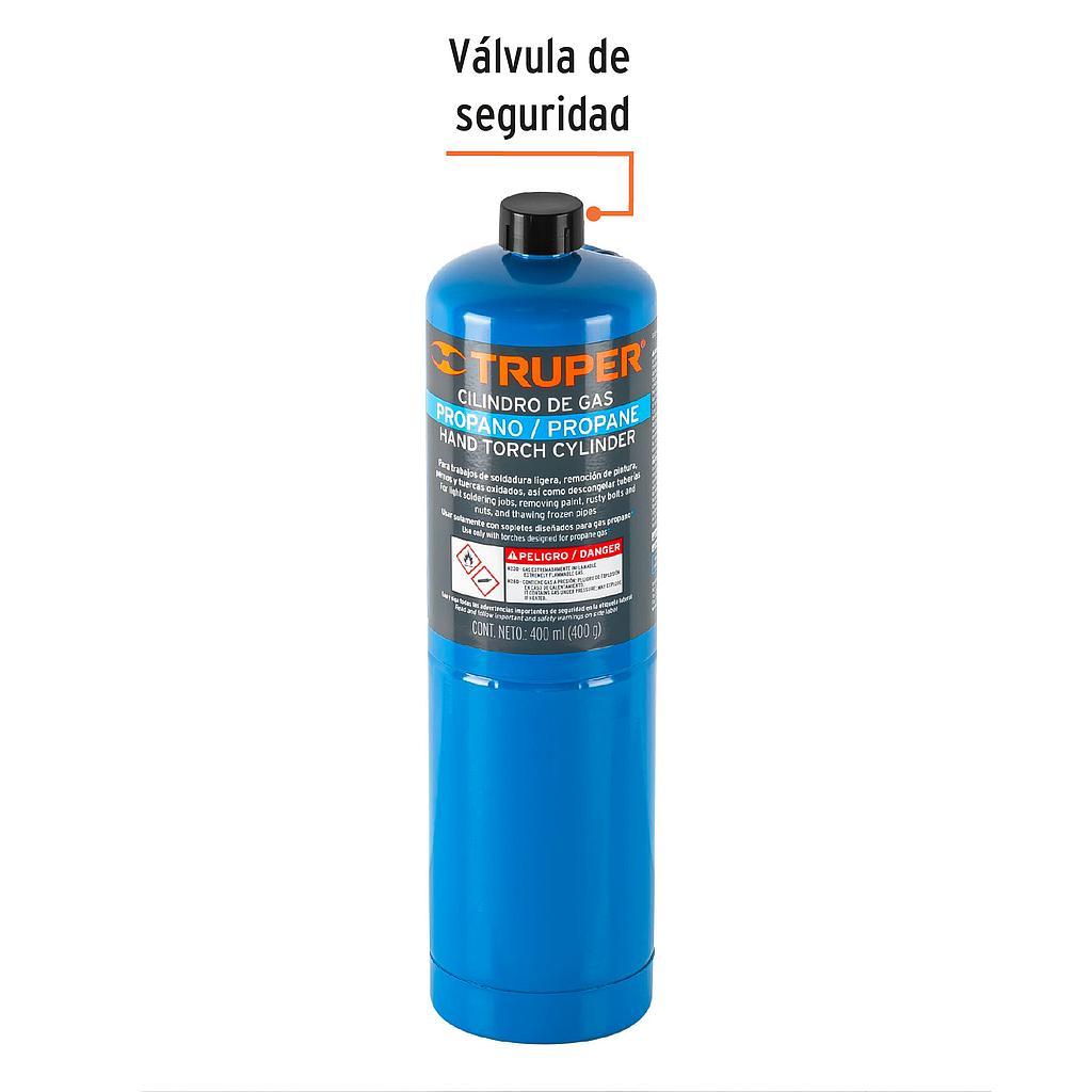 GAS PROPANO AZUL 400 GR TRUPER