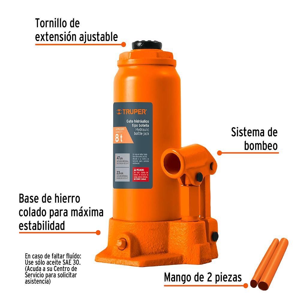 GATO DE BOTELLA 8 TON TRUPER