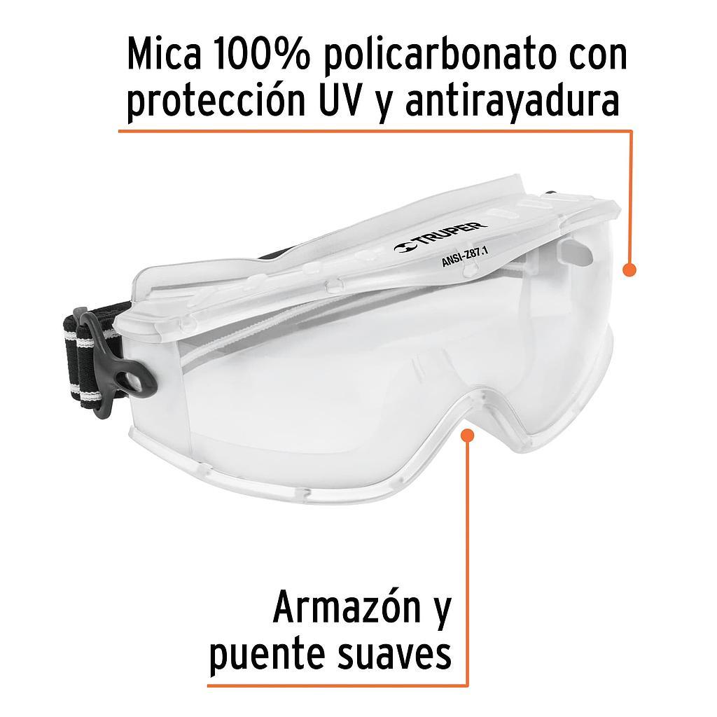 GOGGLE DE SEGURIDAD PROFESIONAL TRUPER
