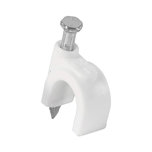 GRAPA REDONDA 12MM BLANCA B/20PZ VOLTECH