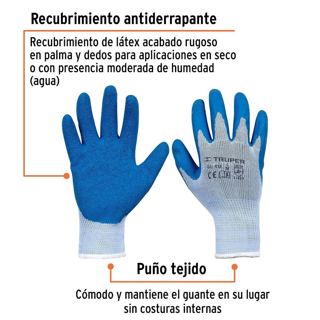 GUANTE DE POLIÉSTER C/RECUBRIMIENTO DE LÁTEX RUGOSO MEDIANO TRUPER