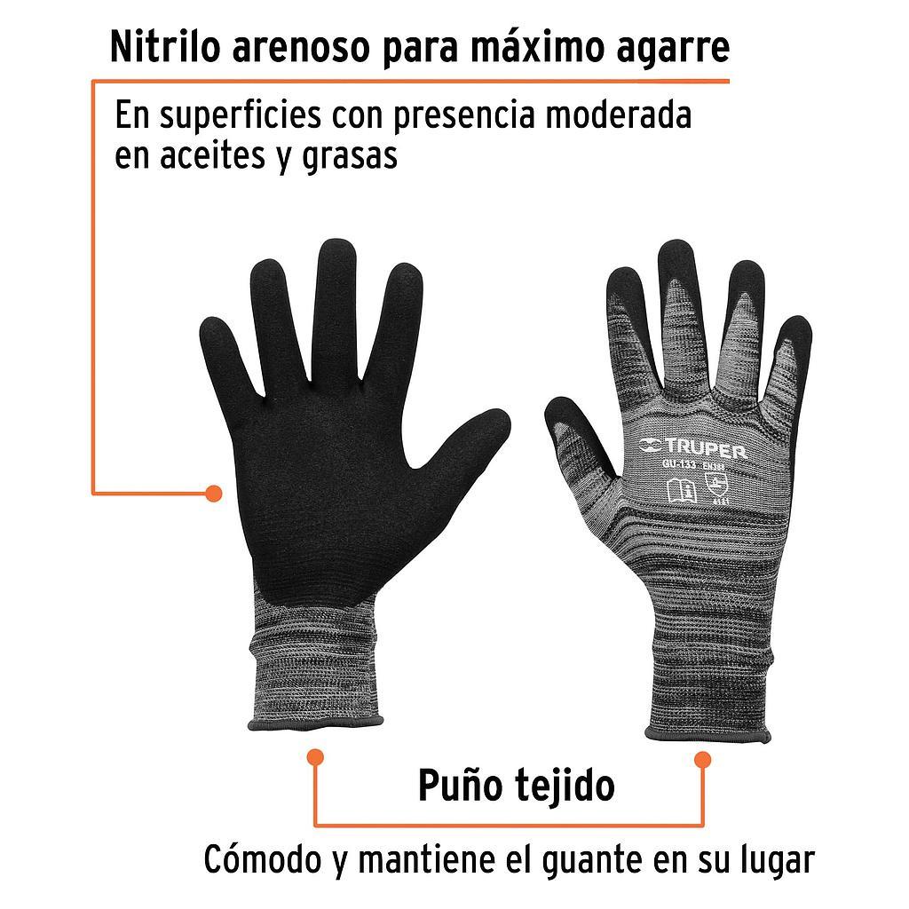 GUANTES DE NYLON RECUBIERTOS DE NITRILO ARENOSO G TRUPER